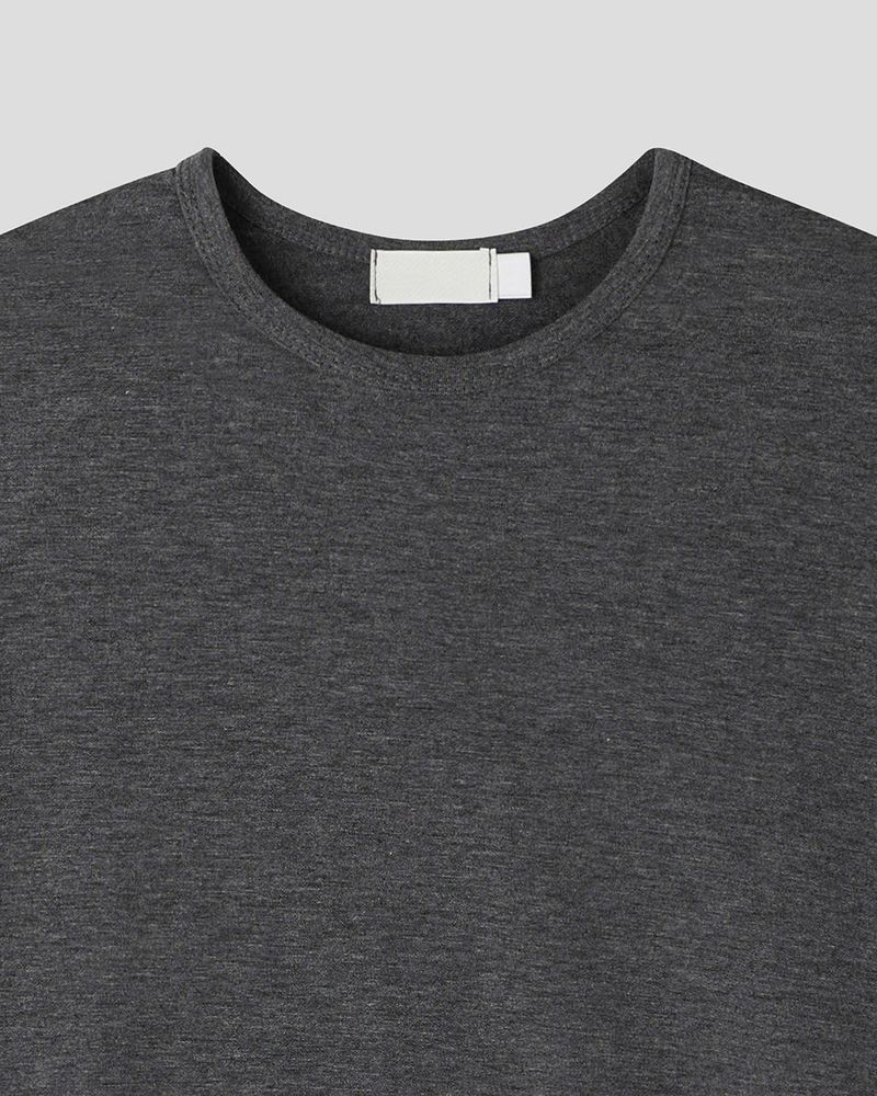 Silky Basic Layered Long Sleeve T-Shirt