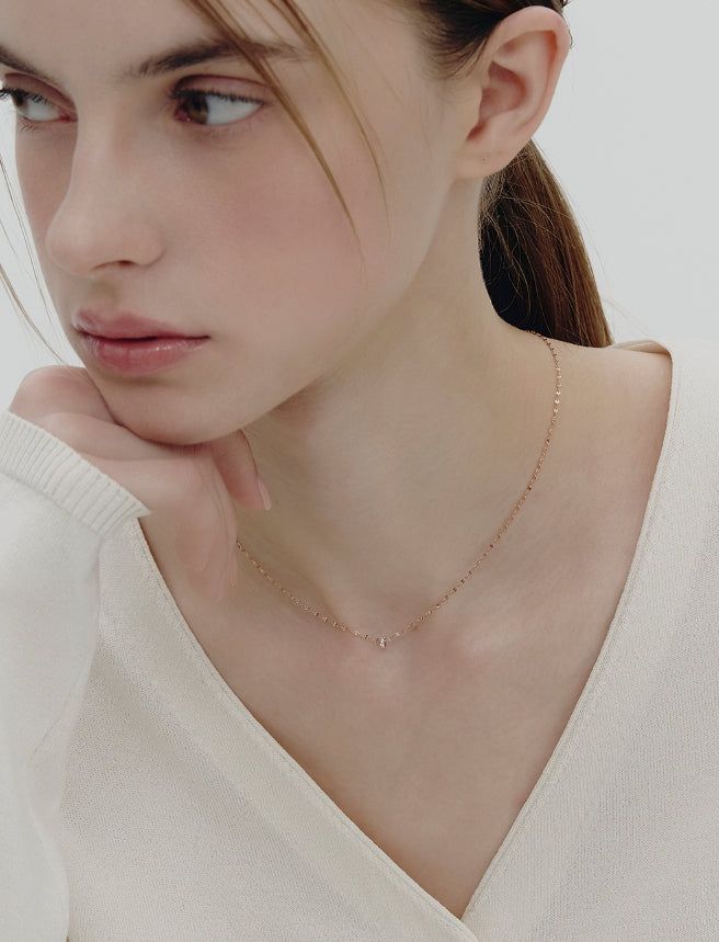 hyeres lor（イエール・ロール）の「26SS★ Truly Essence 14K Merry Link Necklace（Accessories）」