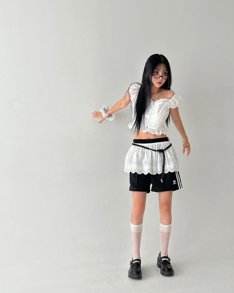 Ring two-string loop strap belt