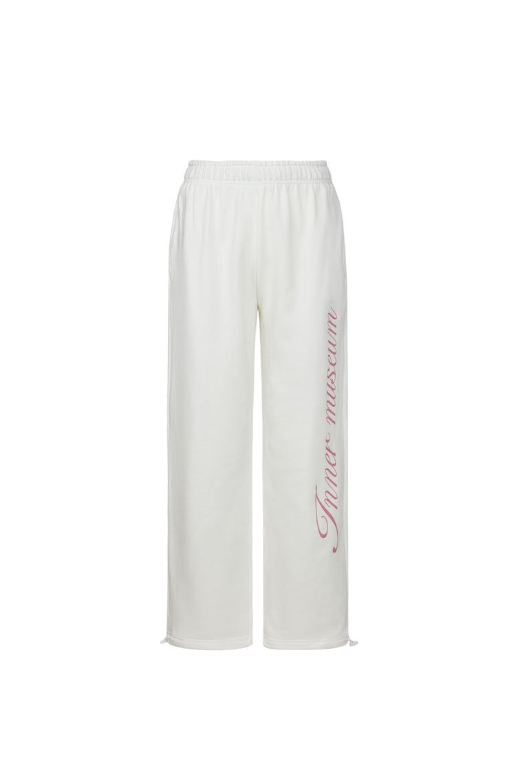 Inner Museum Lettering two-way Sweatpants (IVORY)