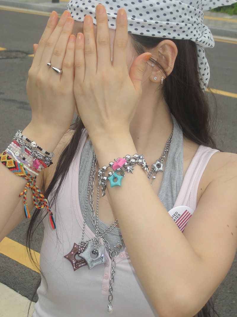 gleaming star charm bracelet [4colors]