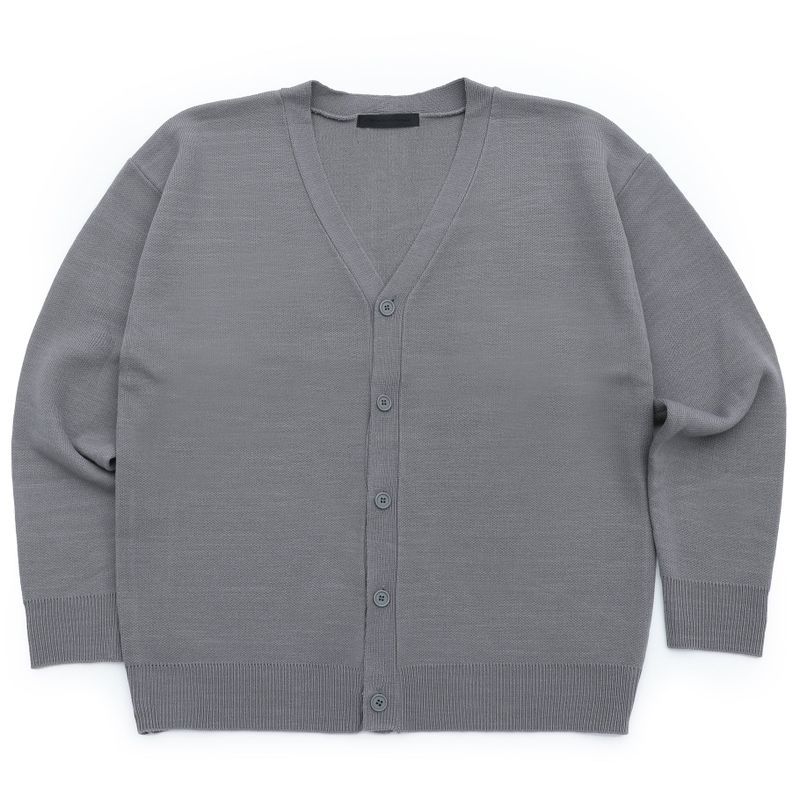 OVERSIZED CARDIGAN GRAY