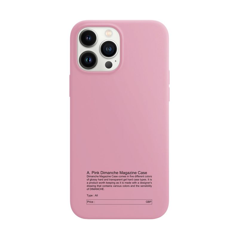 PINK DIMANCHE MAGAZINE CASE