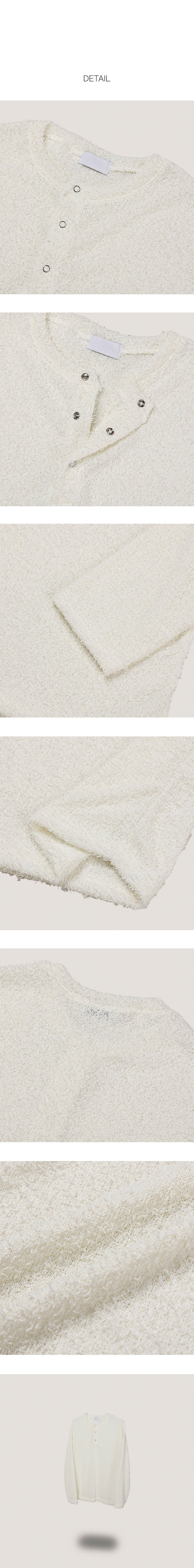 [S/S] Boucle henry neck long sleeves(4color)