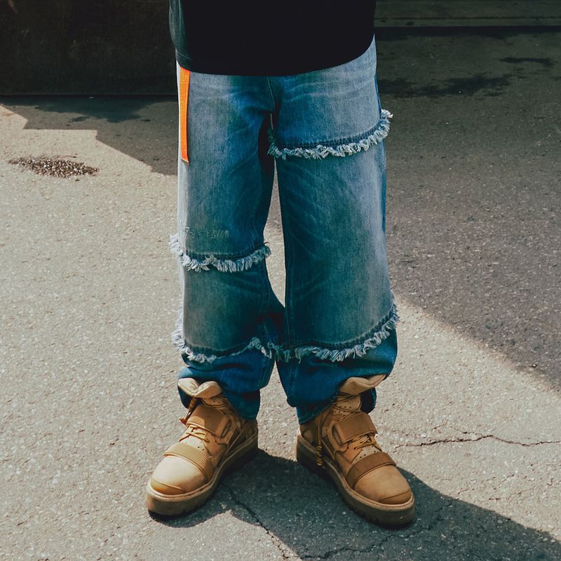 ROMANTIC CROWN(ロマンティッククラウン)の「REPAIRED WIDE JEAN(Pants)」