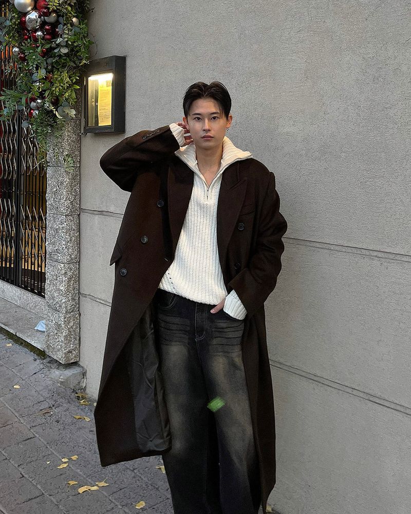 OA Benetton Wool 90 Maxi Coat (2 colors)