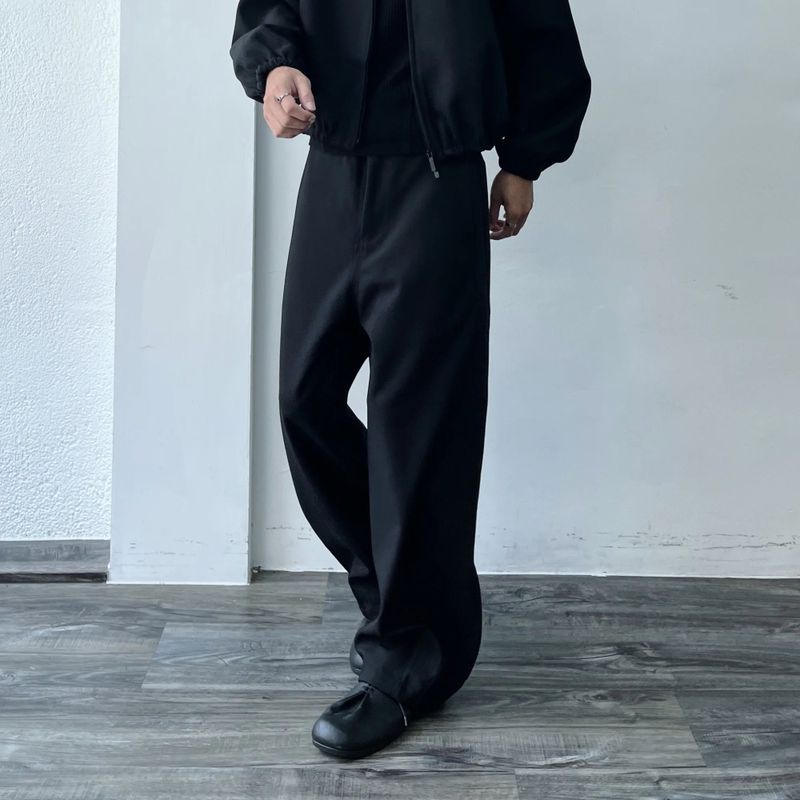 Panel Line Wide Trousers