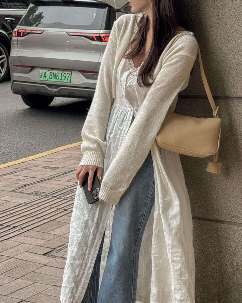 Beaton cropped knit cardigan