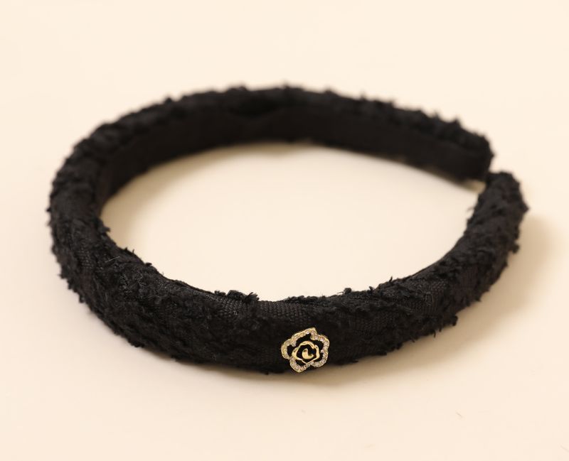 cattline（カトリーヌ）の「Black Rose Tweed Hairband（Hair Accessories）」
