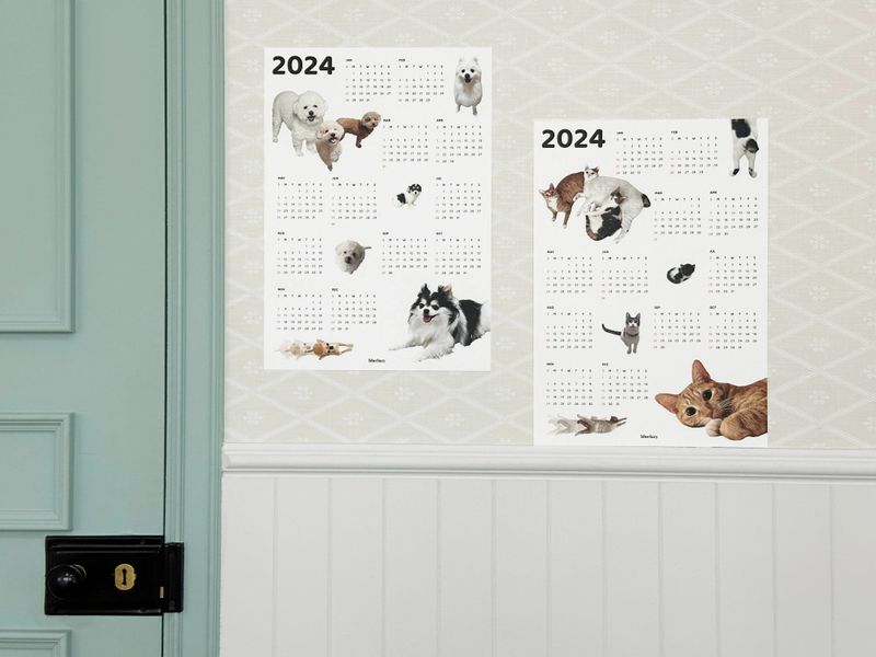 2024 DOG POSTER CALENDAR [A3]