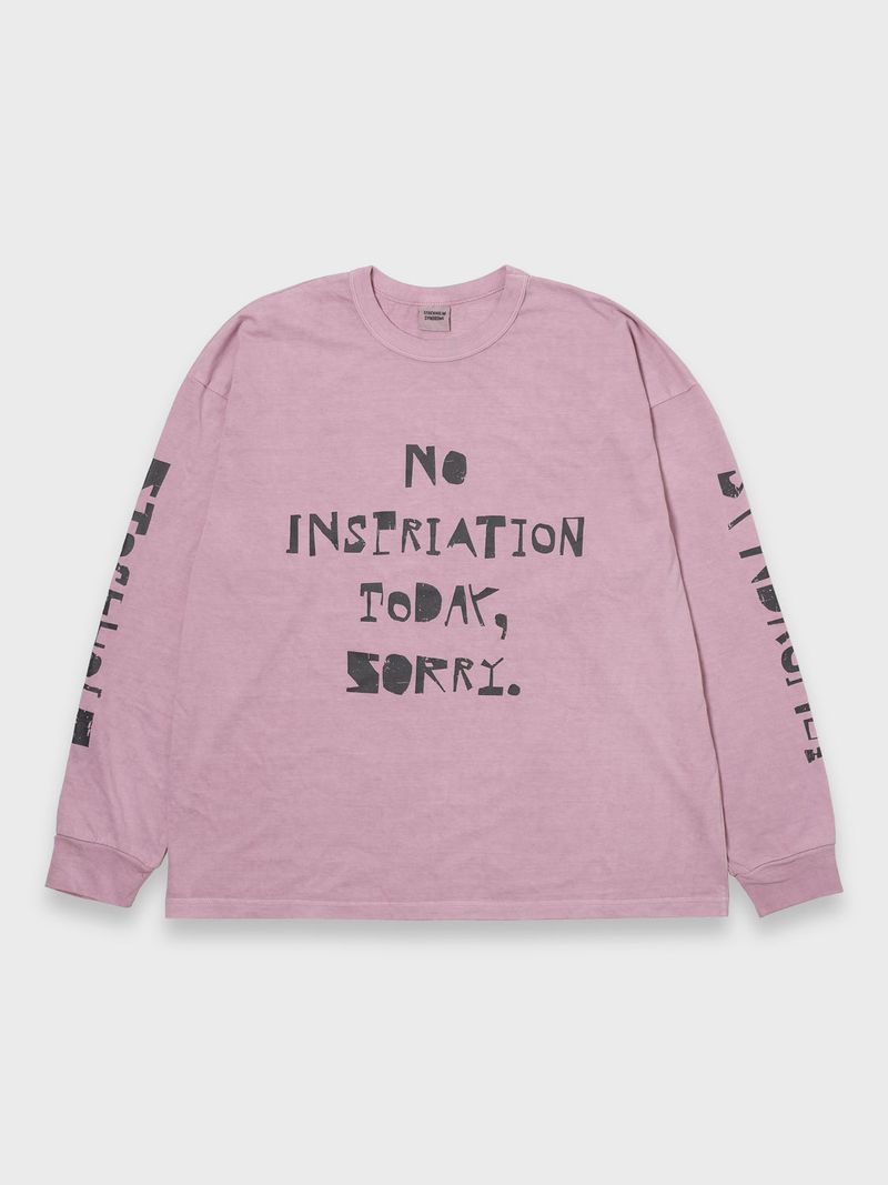 stockholm syndrome（ストックホルムシンドローム）の「SORRY LS TEE PIGMENT DYED - PINK（Tops）」