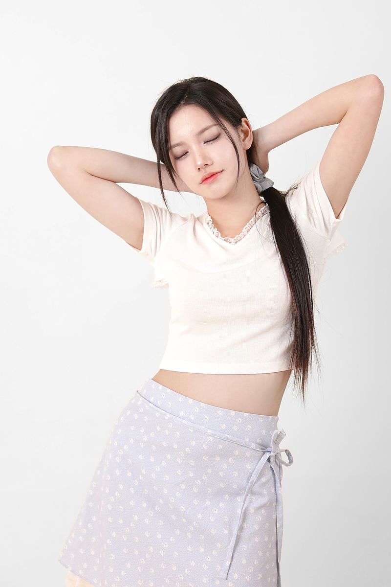 Lace Flower Mini Skirt