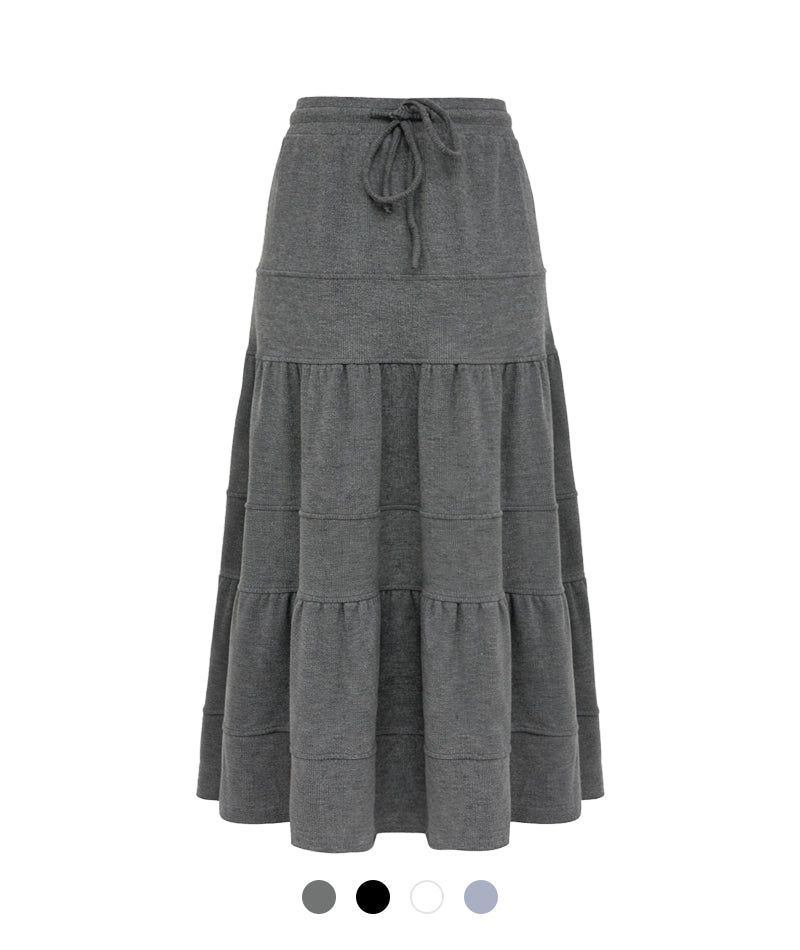 Cozy&Kitsch（コージーアンドキッチ）の「Aerin Flow Layer Long Skirt（Skirts）」