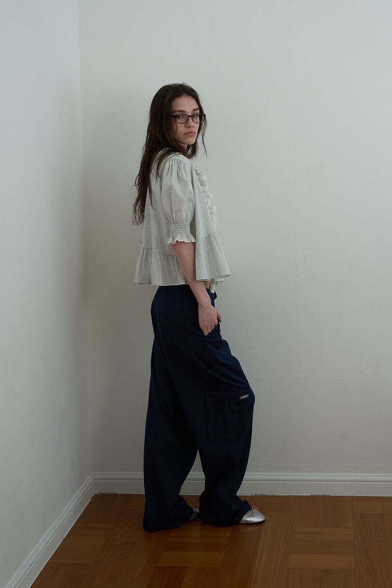 Moi ruffle blouse_check