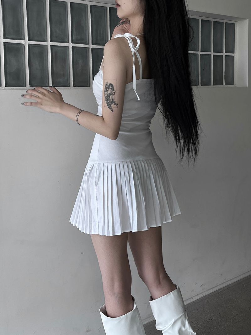 corset strap mini one-piece (2color)