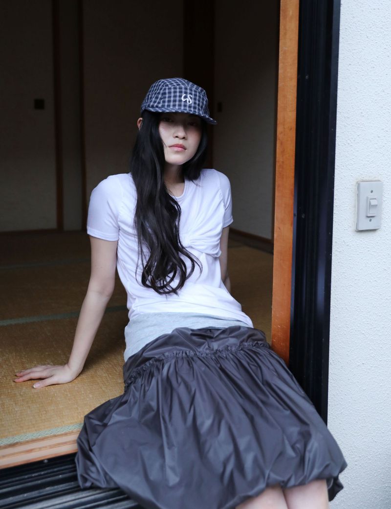 RIBBON T-SHIRT(WHITE)