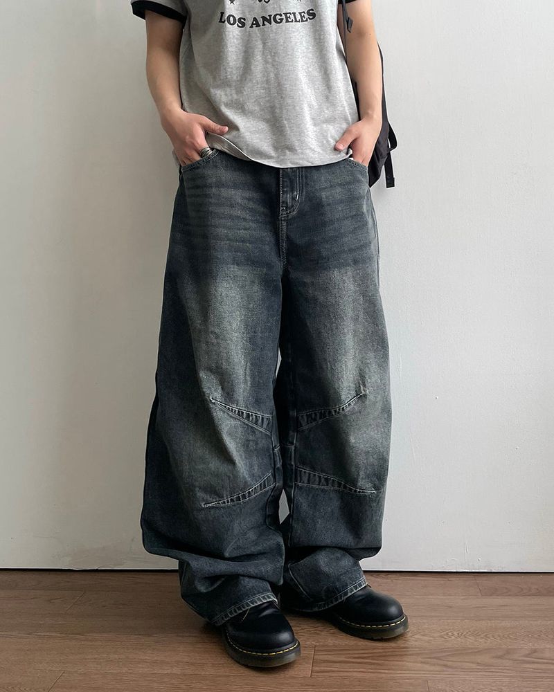 Mood Dark Blue Denim Pants