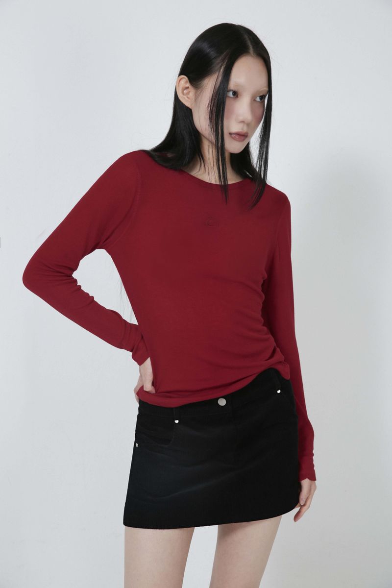 CORDUROY MINI SKIRT