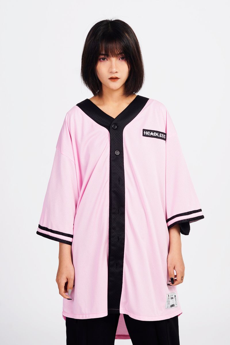 BIG JERSEY Pink Dolphin