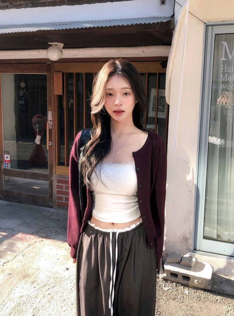 Basic Fine Wool Round Knit Cardigan (11color)