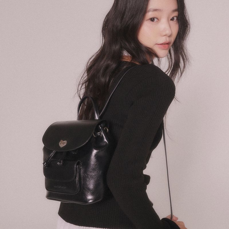 mellotory（メロートリー）の「HEART LOCK BACKPACK (BLACK)（Bags）」