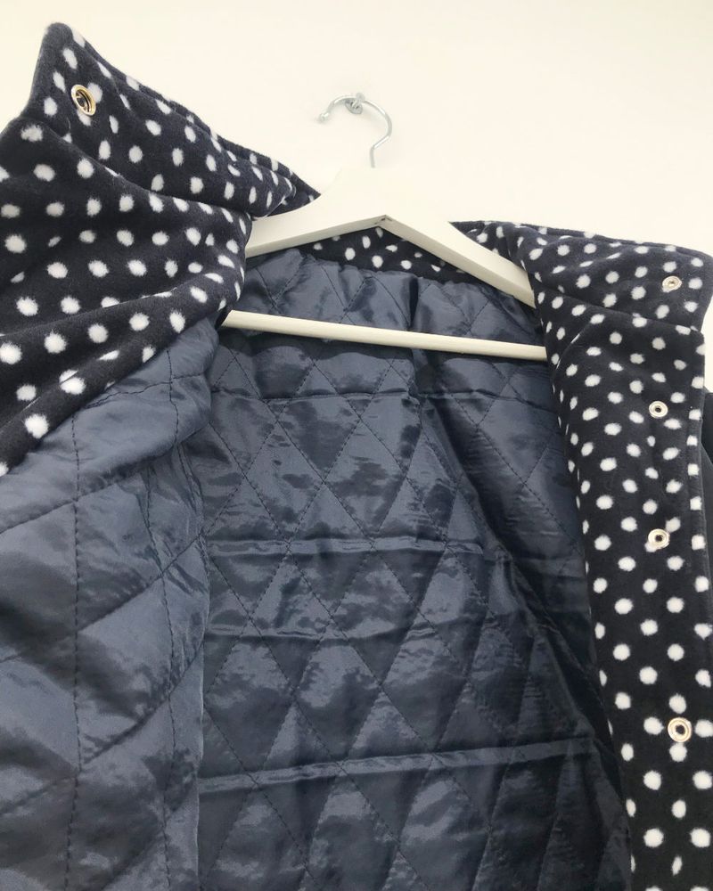 Coco Dot Padded Field Jacket (2color)