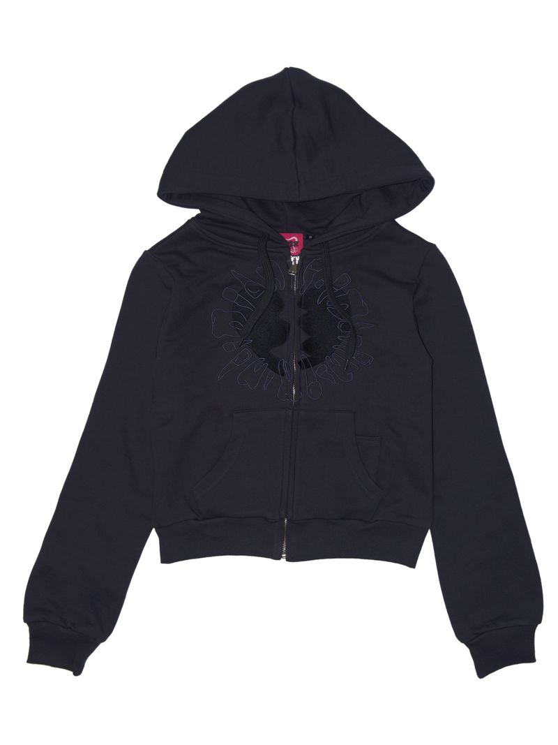 KATER(カーター)の「Broken Heart zip-up hoodie GRAY(Tops)」