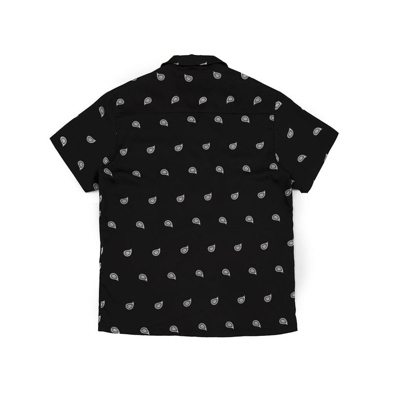 PAISLEY HALF SHIRTS black
