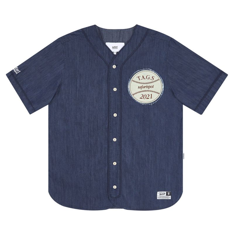 safarispot（サファリスポット）の「 ROUX BASE UNIFORM DUGOUT SHIRTS (DENIM)（Tops）」