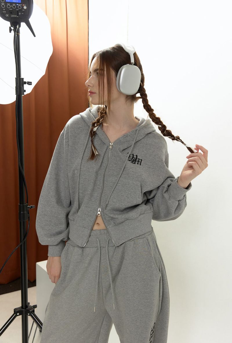 WHO I AM Hood zip-up