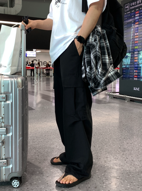 Kuiper Cargo Wide String Banding Pants