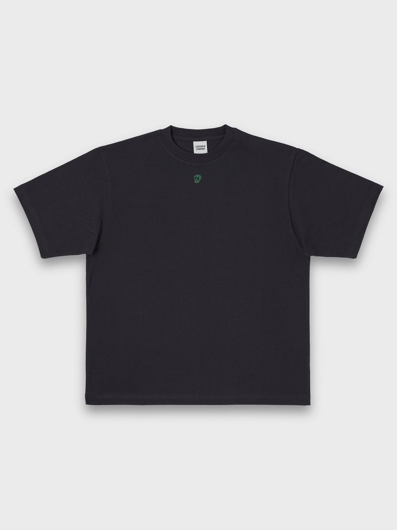 グリースカルTシャツ - チャコール