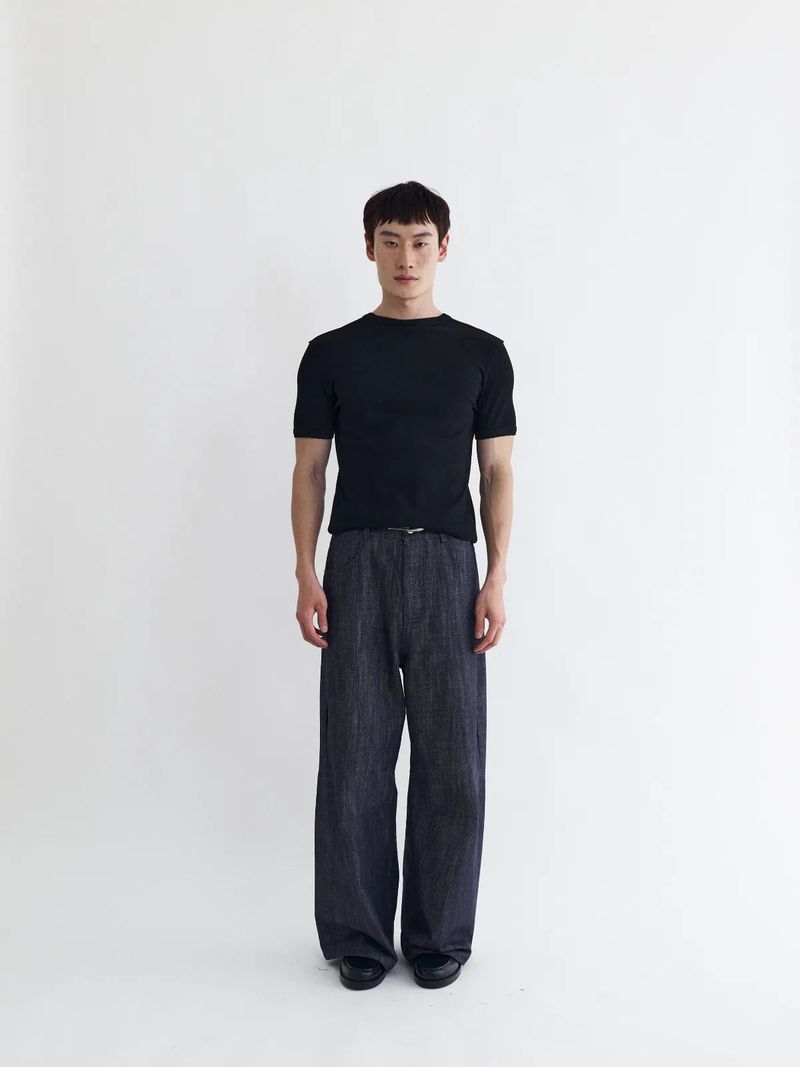 26SS TP4 Ribbed Fitted Tee