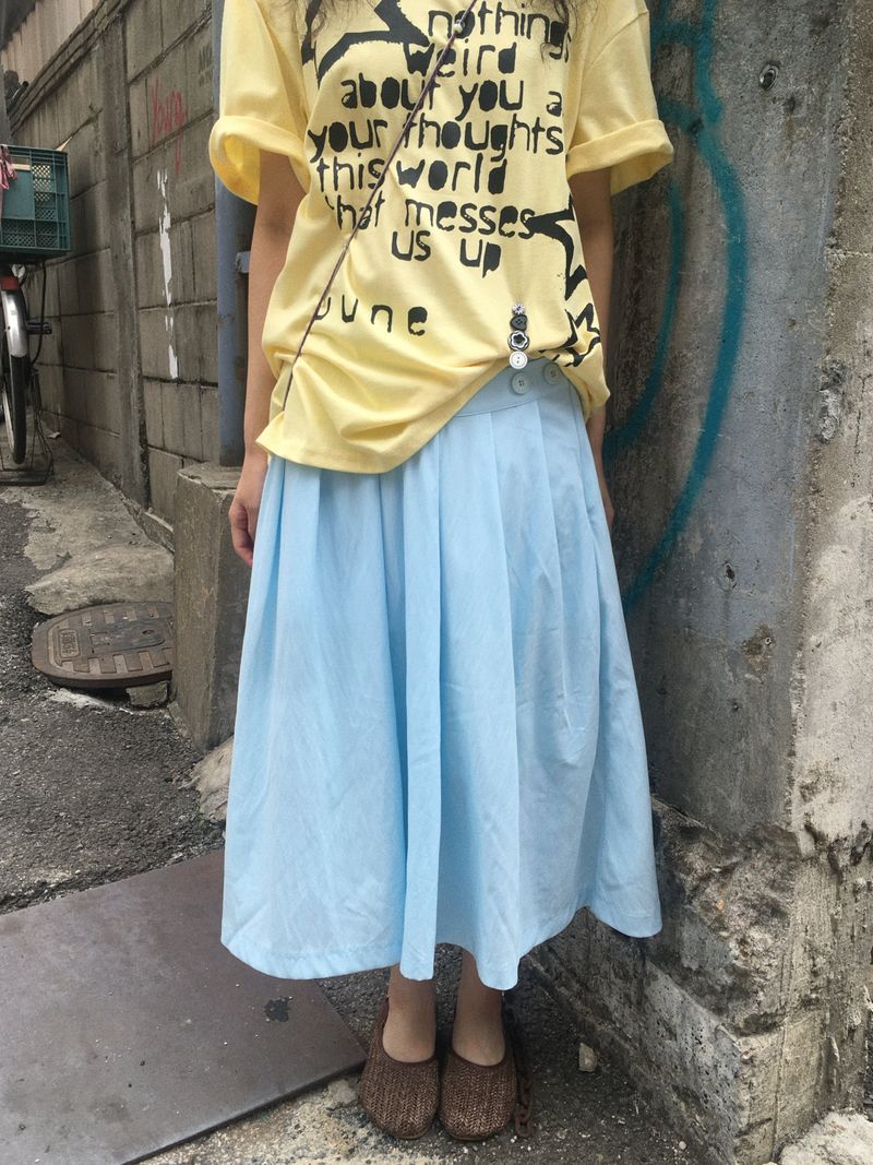 ownmind（オウンマインド）の「Button Pleated Skirt（Skirts）」