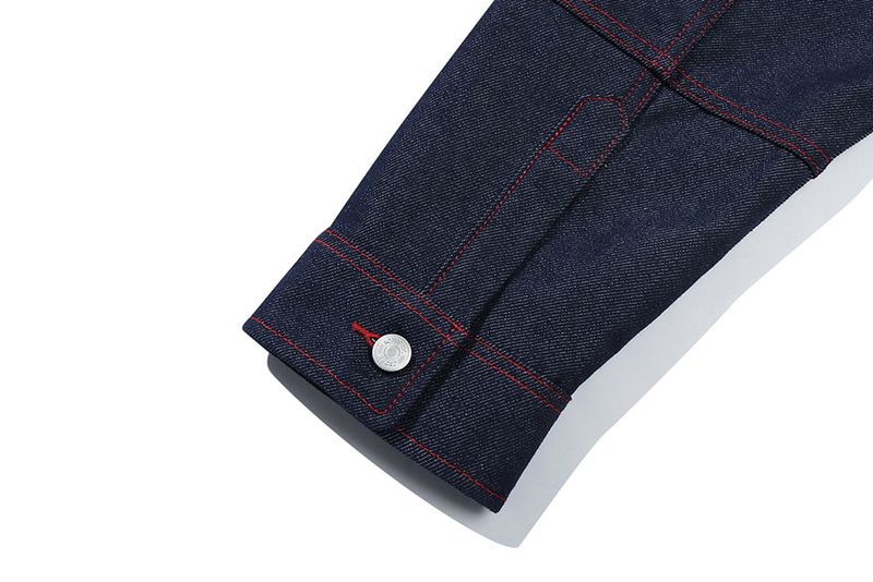 STITCH DENIM TRUCKER JACKET_BLUE