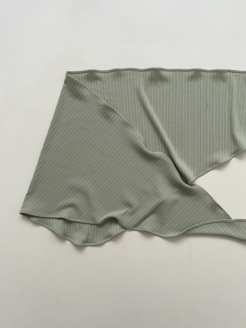 [Scarf SET] Pleated H-Line Long Skirt