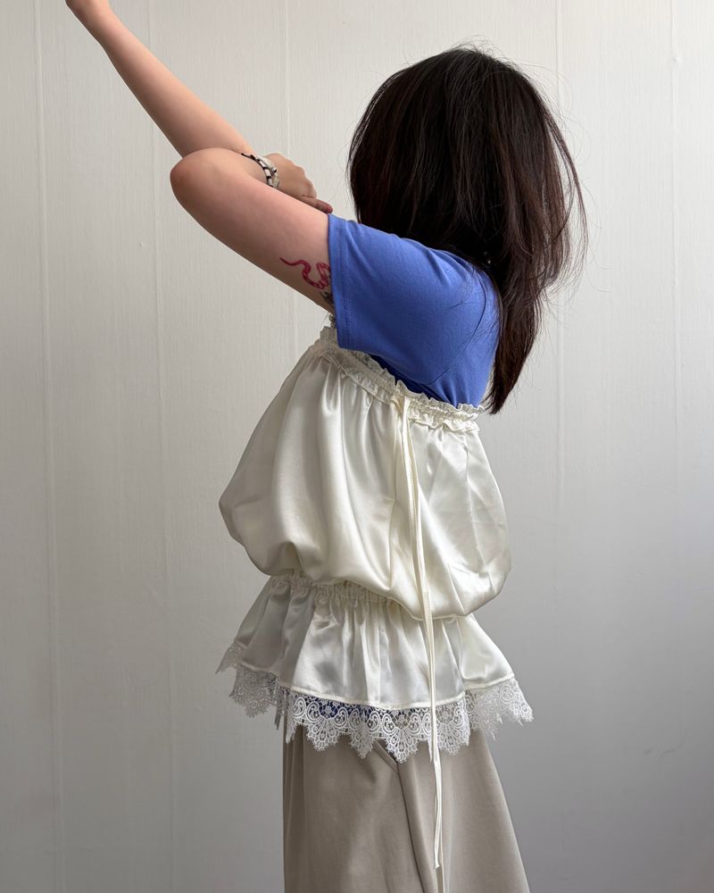 Nostalgic Satin Skirt