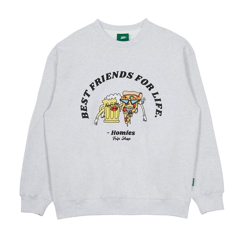 TRIP SHOP（トリップショップ）の「PIZZA EMBROIDERY SWEAT SHIRT（Tops）」