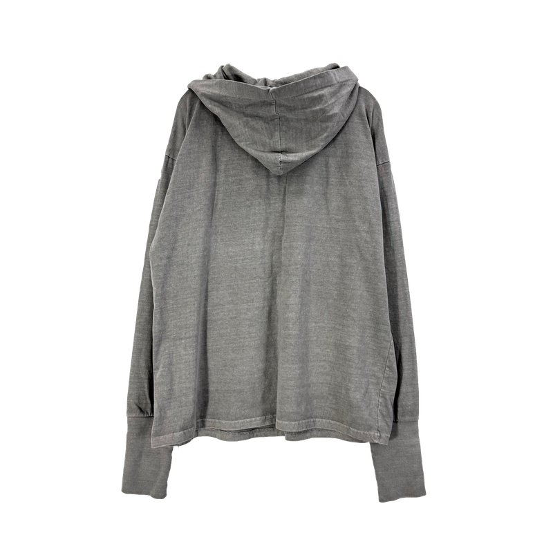 destroy hand hooded long sleeve