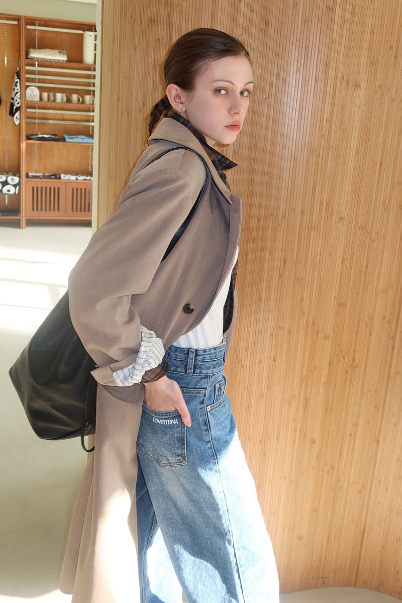 MAXIMAL DOUBLE COAT_BEIGE