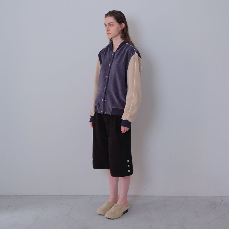 Navy/Cream Two Tone Varsity Jacket