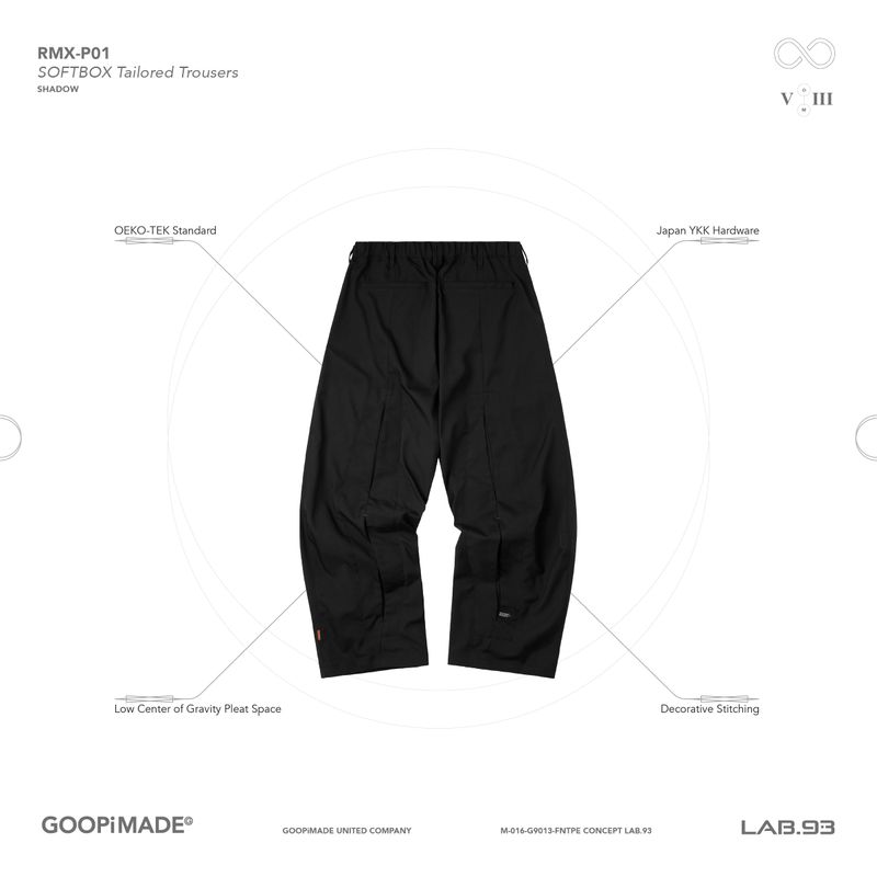 GOOPiMADE（ グーピメイド）の「“RMX-P01” SOFTBOX Tailored Trousers（Pants）」