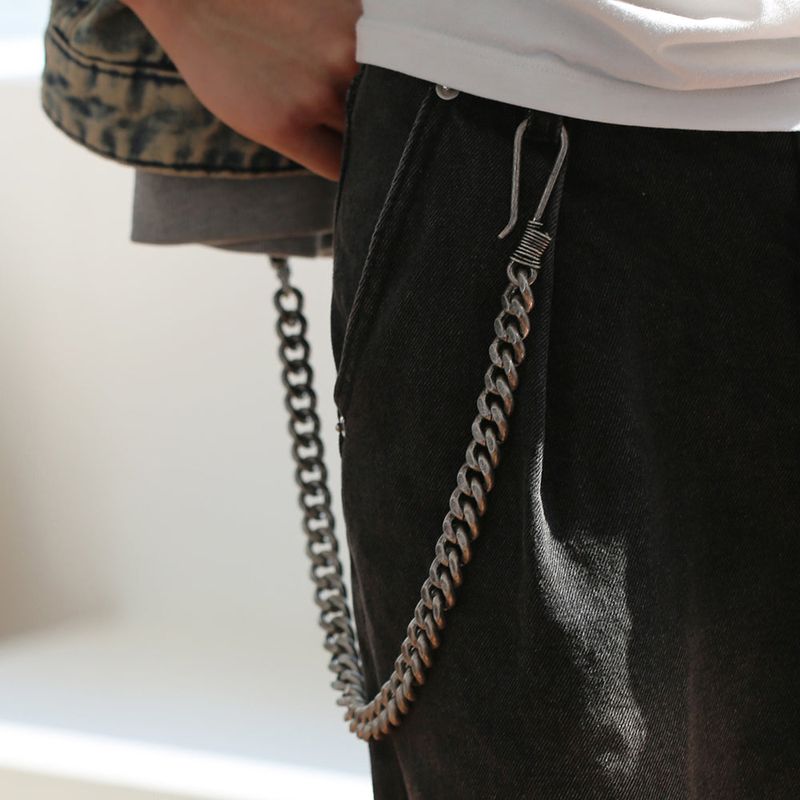 SVC-537 Antique Gold & Silver Short Basic Trouser Chain