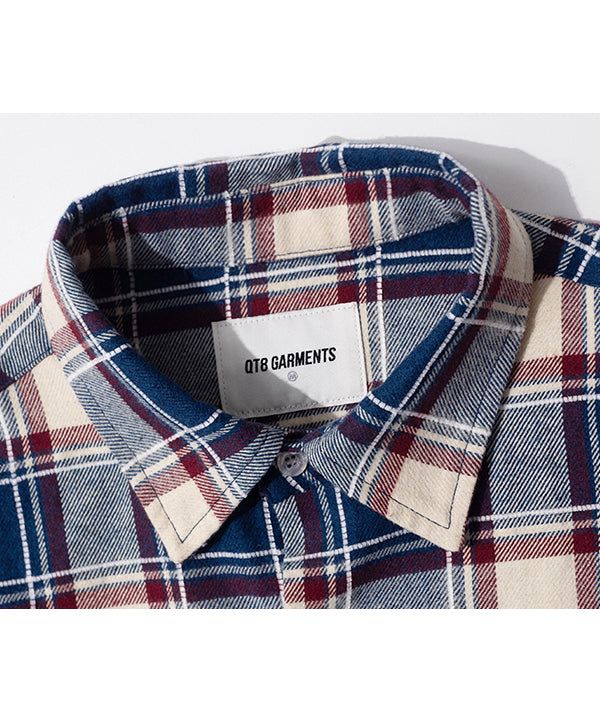 LB Rustic Core Flannel Check Shirt (Blue)