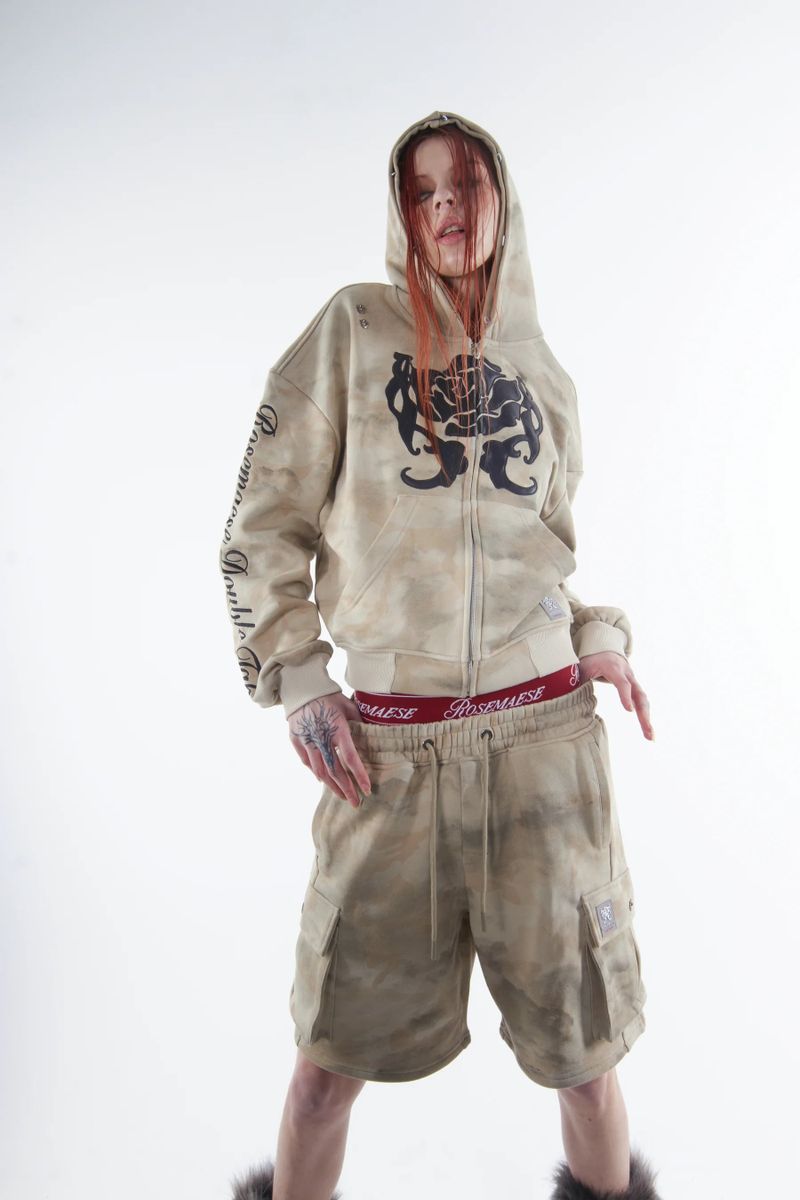 ROSEMA.ESE（ ローズマ・イーズ ）の「Fur Hat Zipper Jacket（Tops）」