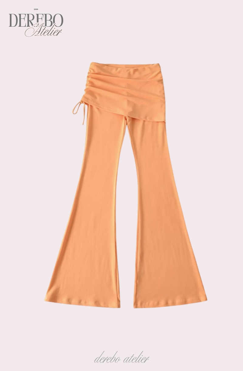 Liiv short-sleeve cap training shirring pants set (TOP)