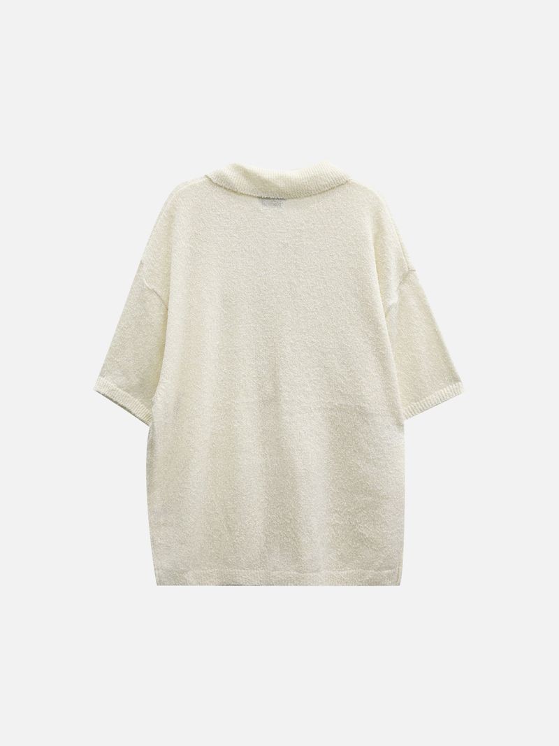 Fury Knit Short Sleeve Cardigan 2C