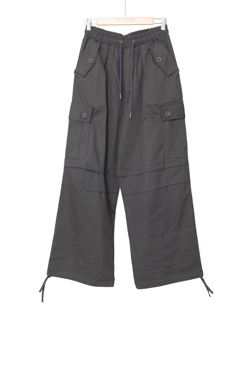 Button Pocket Cargo Pants