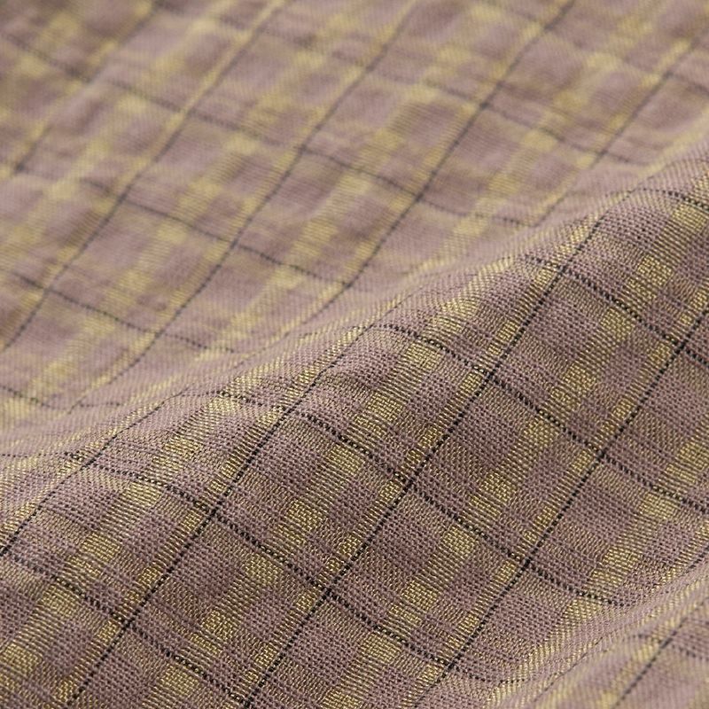 SLEEVLESS SHIRRING SHIRTS (PINK YELLOW)