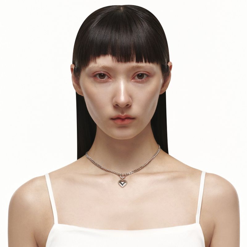 Metal Heart Necklace